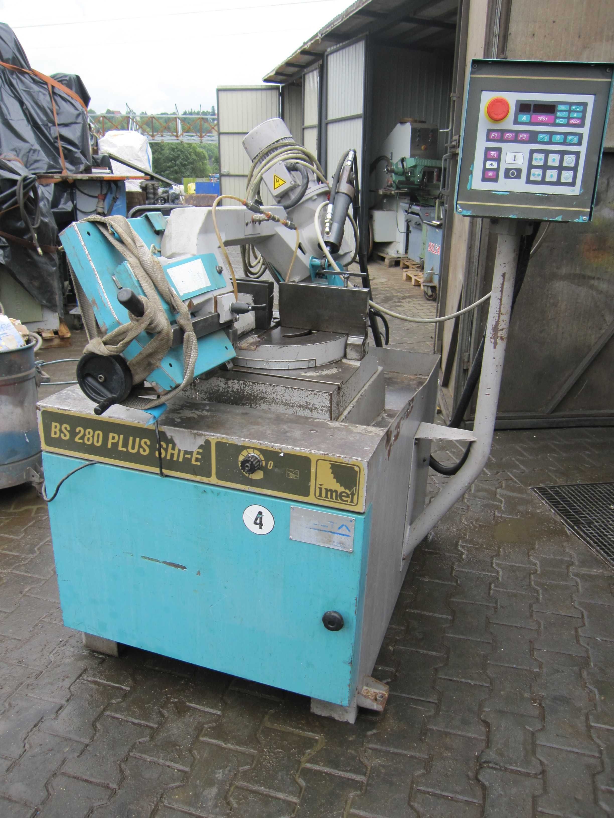 Piła taśmowa do metalu IMET BS 280 hydrauliczna uszkodzona