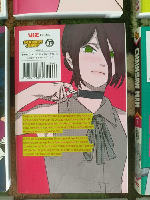 Манга Chainsaw Man том 1-18