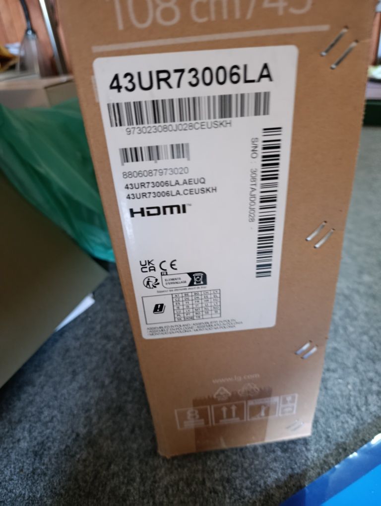 Televisão LG 43" Direct Led 4K UHD