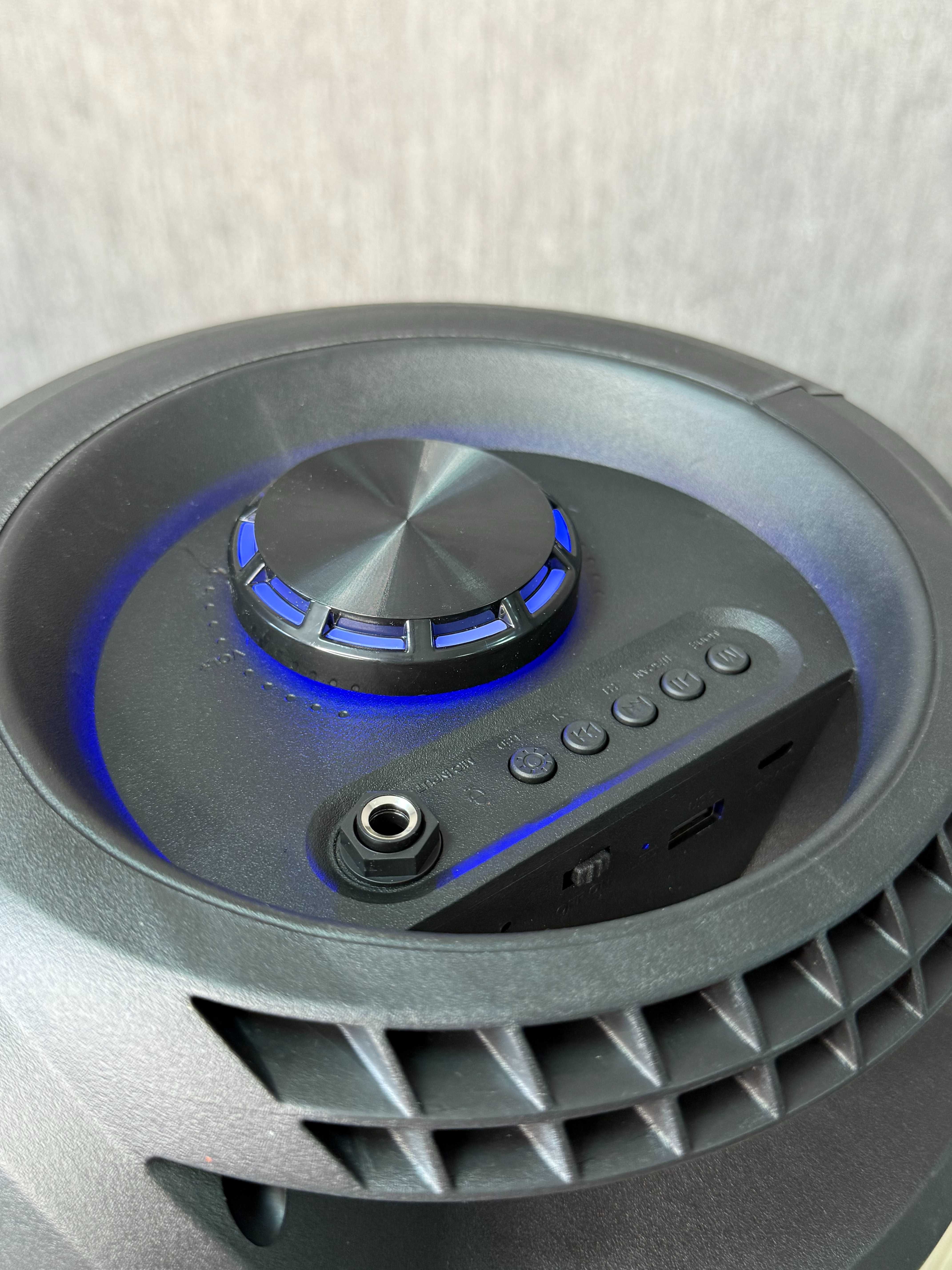 Колонка-чемодан 50 Вт с Bluetooth, FM-радио, USB/SD, с аккумулятором