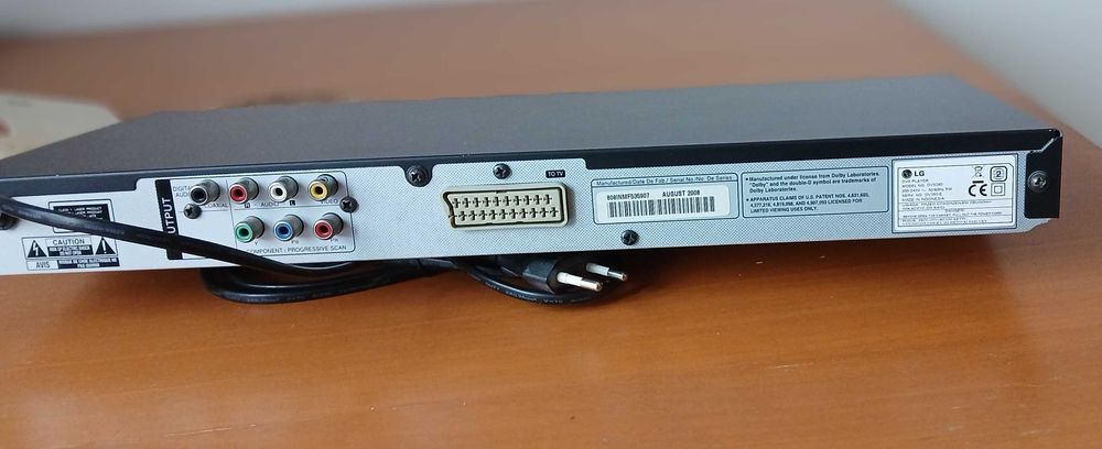 Odtwarzacz DVD LG DVX380