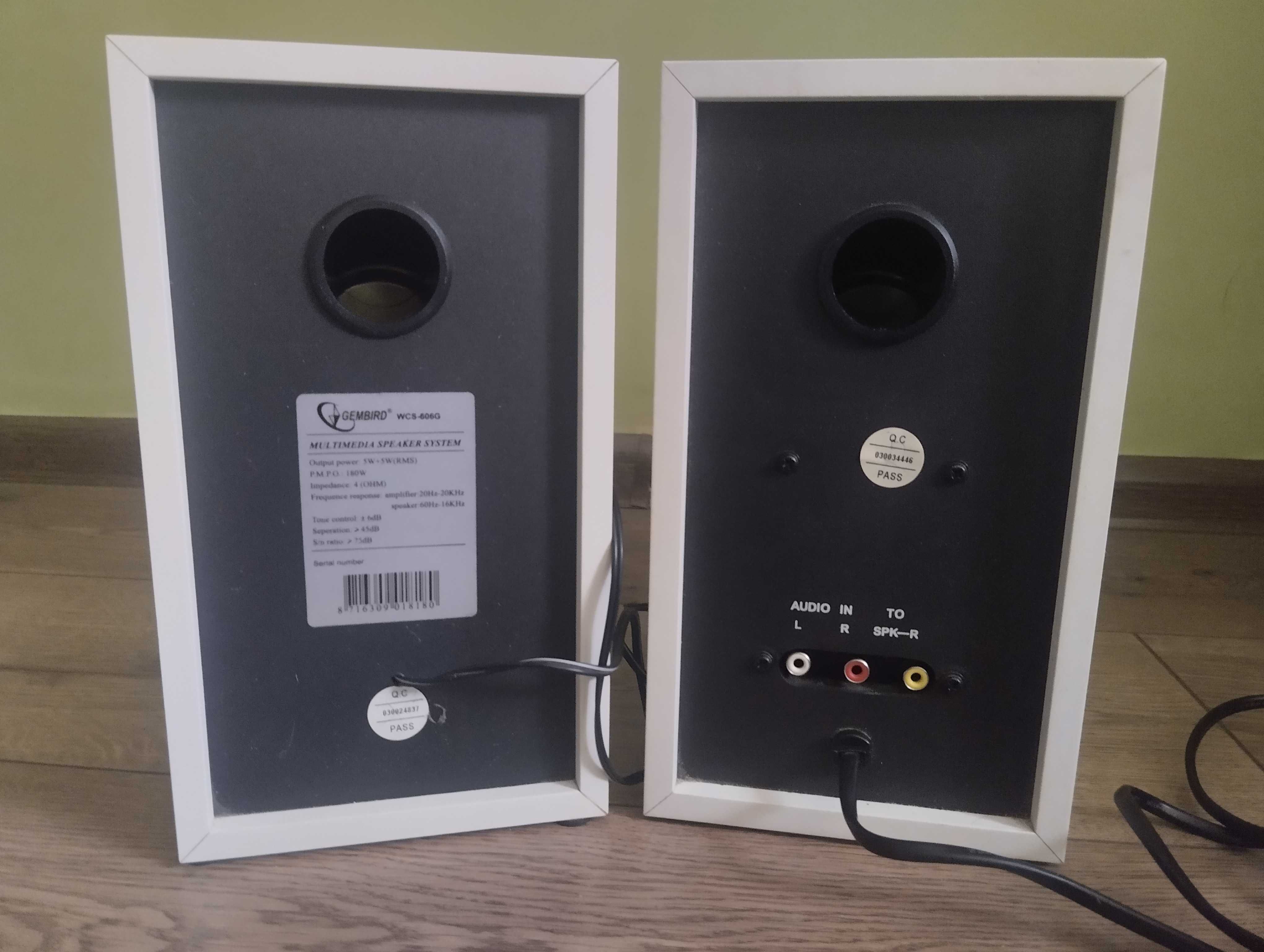 Аудіоколонки для Пк,  GEMBIRD WCS-606G, корпус Дерево