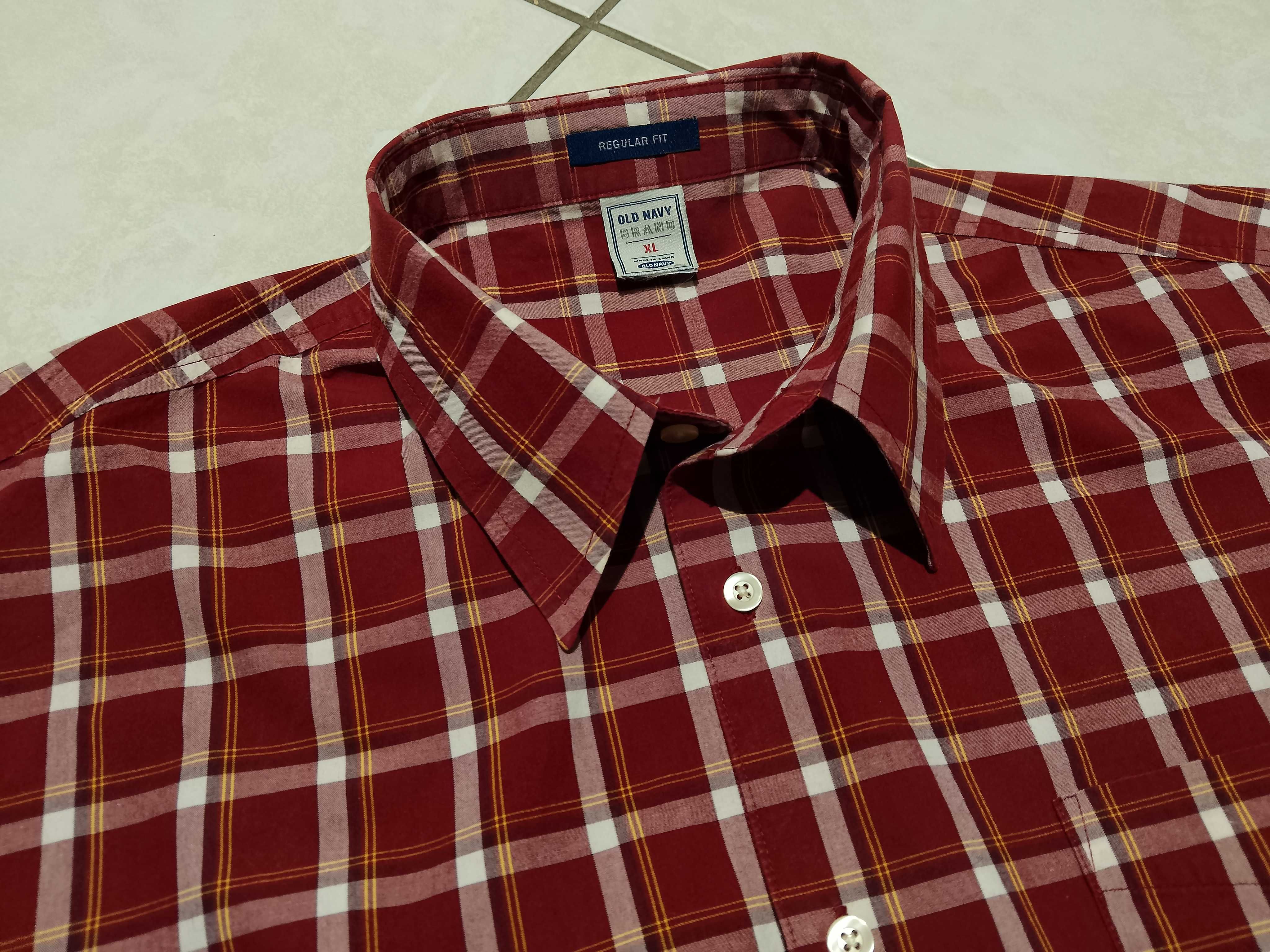 OLD NAVY USA - NOWA! Koszula Męska krótki rękaw rozmiar XXXL