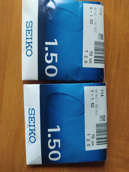 Якісні лінзи для окулярів SEIKO, ZEIS.500 за пару