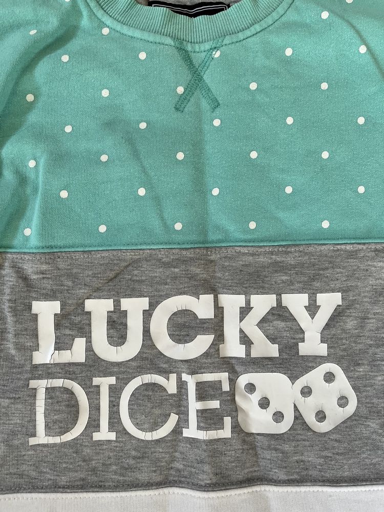 Bluza damska LUCKY DICE miętowa M