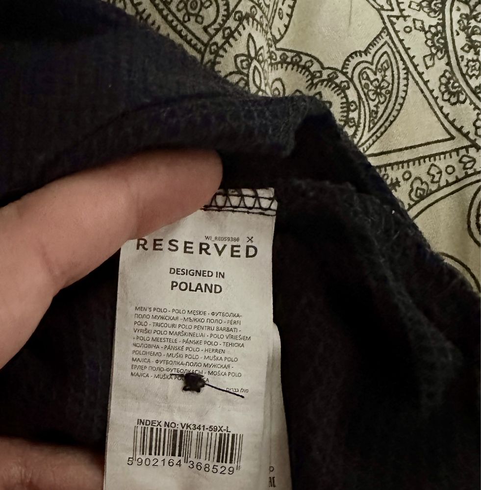 Koszulka polo męska, Reserved, rozmiar L