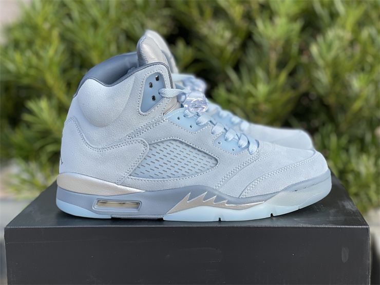 Кросівки Air Jordan 5 Retro Bluebird Ice Blue Джордан ретро голубі AJ5