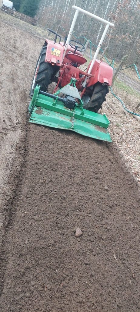 Traktorek ogrodniczy iseki Kubota yanmar c 330  glebogryzarka Wom