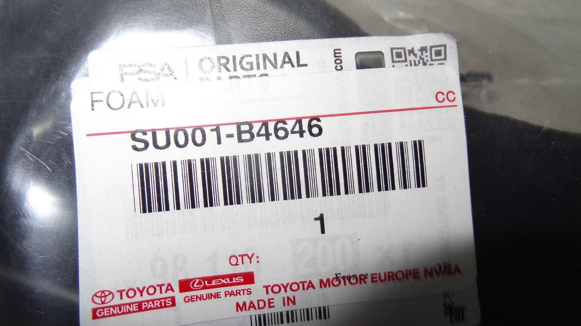 Toyota proace jumpy vivaro expert narożnik uszczelka osłona podszybia