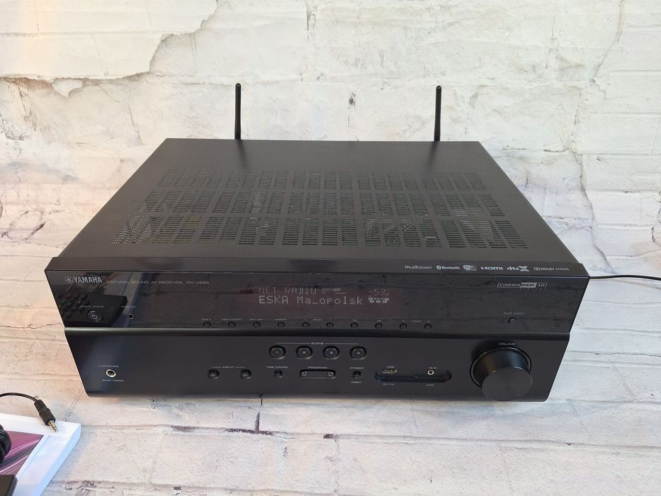 Mocna Yamaha RX-V685 z Wifi Bluetooth ARC MusicCast 4K Atmos