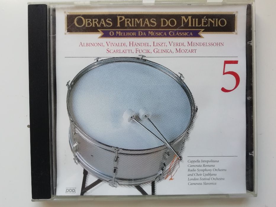 CD - "Obras Primas do Milénio" (música clássica)