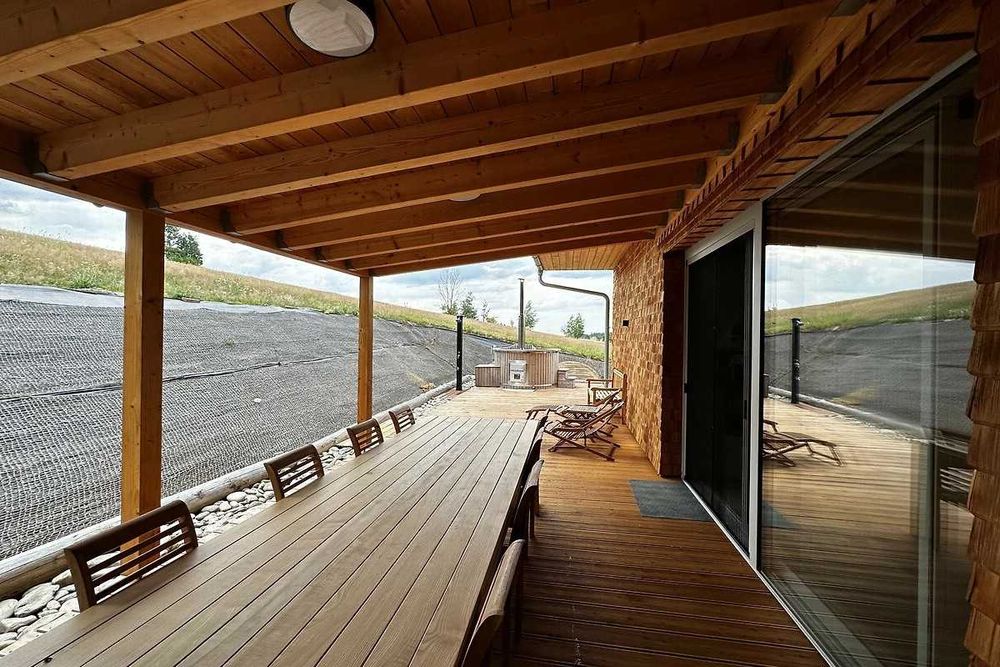 Sylwester w górach – domek z sauną i jacuzzi przy Jeleniej Górze, 14os