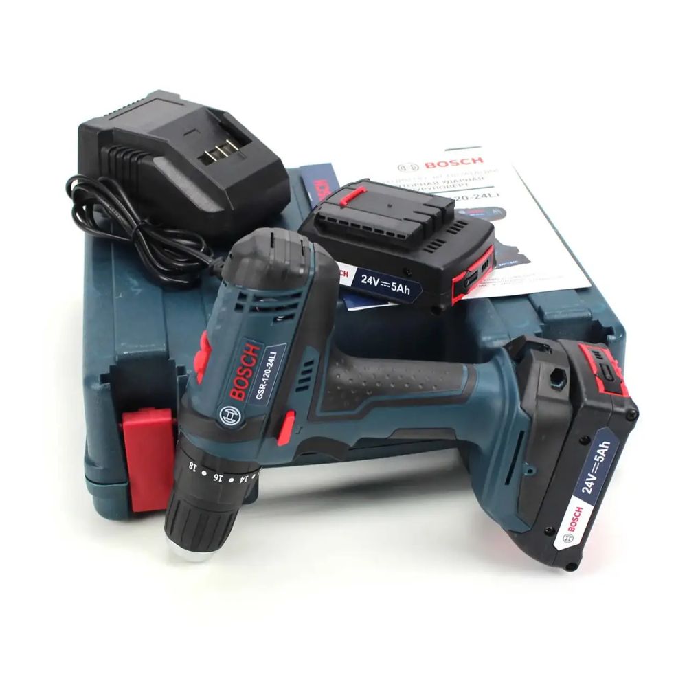 Шуруповерт аккумуляторный BOSCH GSR 120-24Li | Латвия!!!