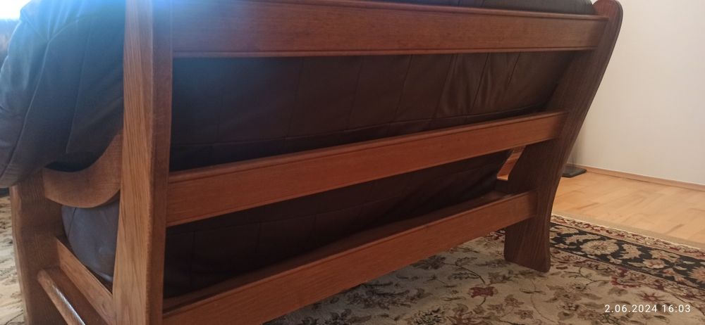 Skórzany komplet wypoczynkowy 3+2+1