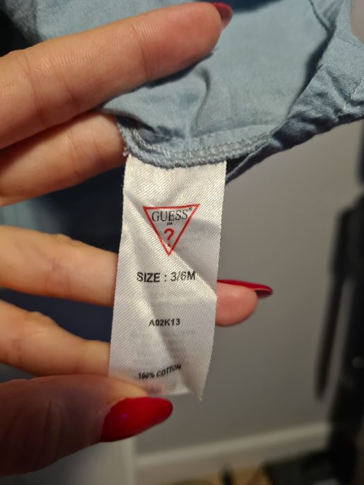 Bluzka Guess dziewczynka odkryte ramiączka jeans