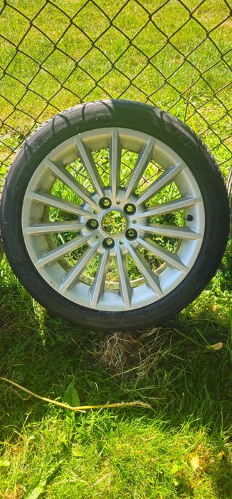 Титани з резиною та датчиками 5x120 R18 BMW