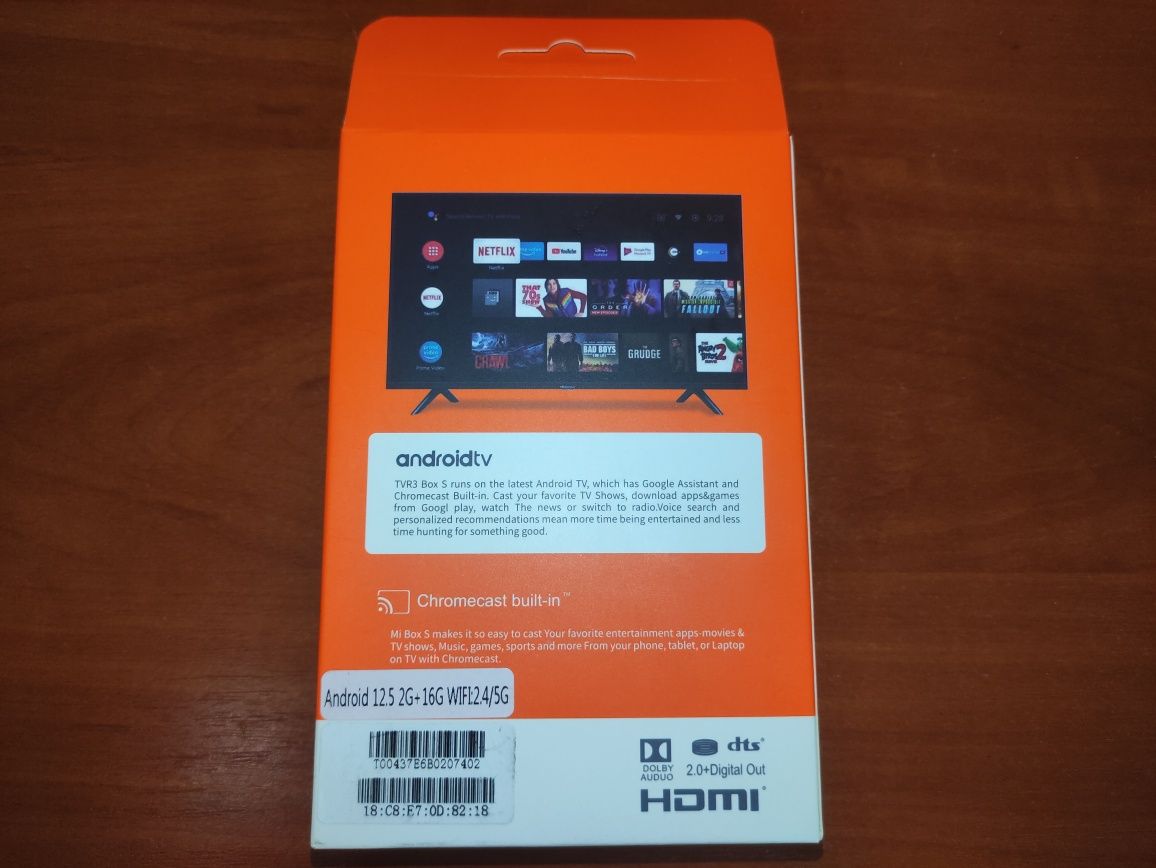 android tv stick TVR3 Box S