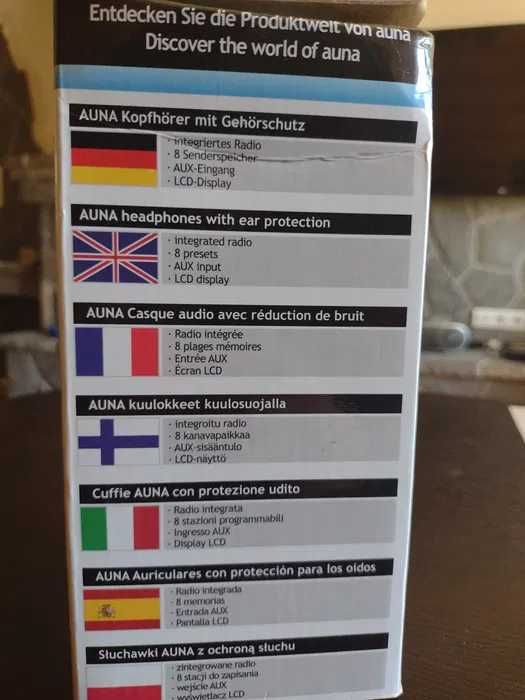 Słuchawki Auna z ochroną słuchu
