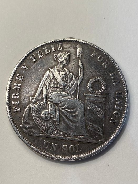 1 соль 1873 року Перу