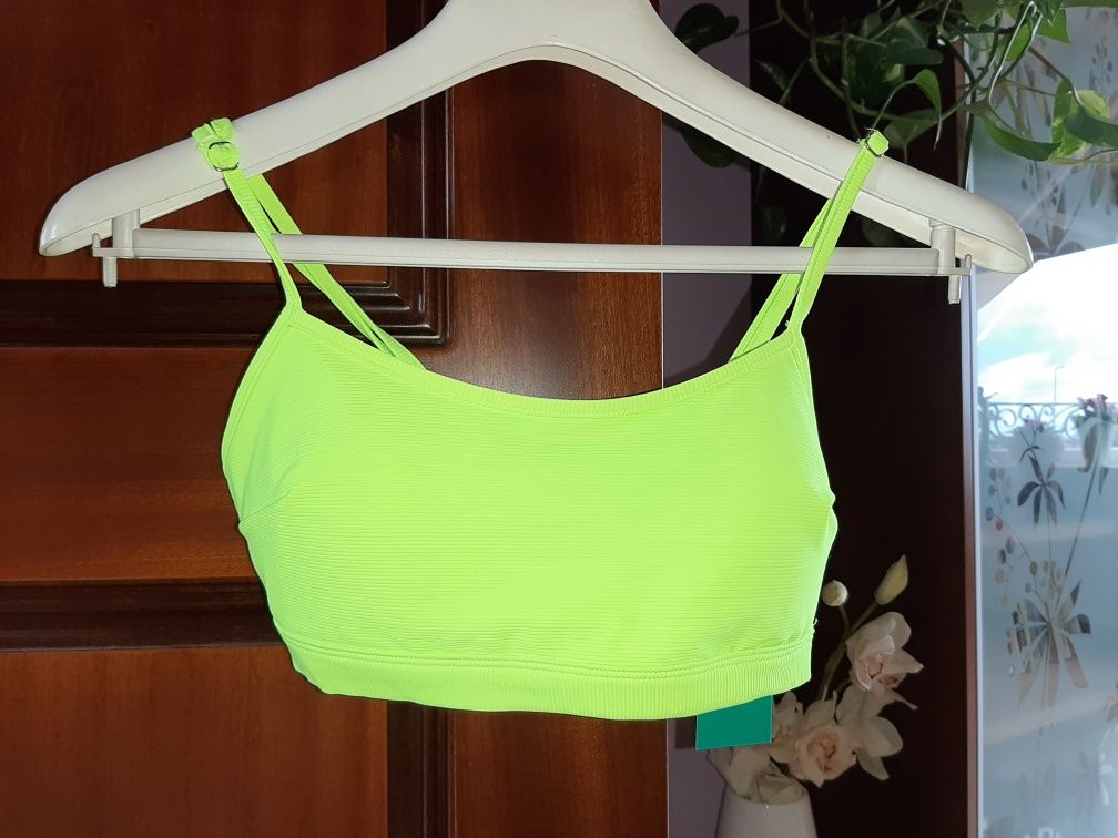 Nowy Top fluo zielony firmy H&M rozmiar 38, 75B