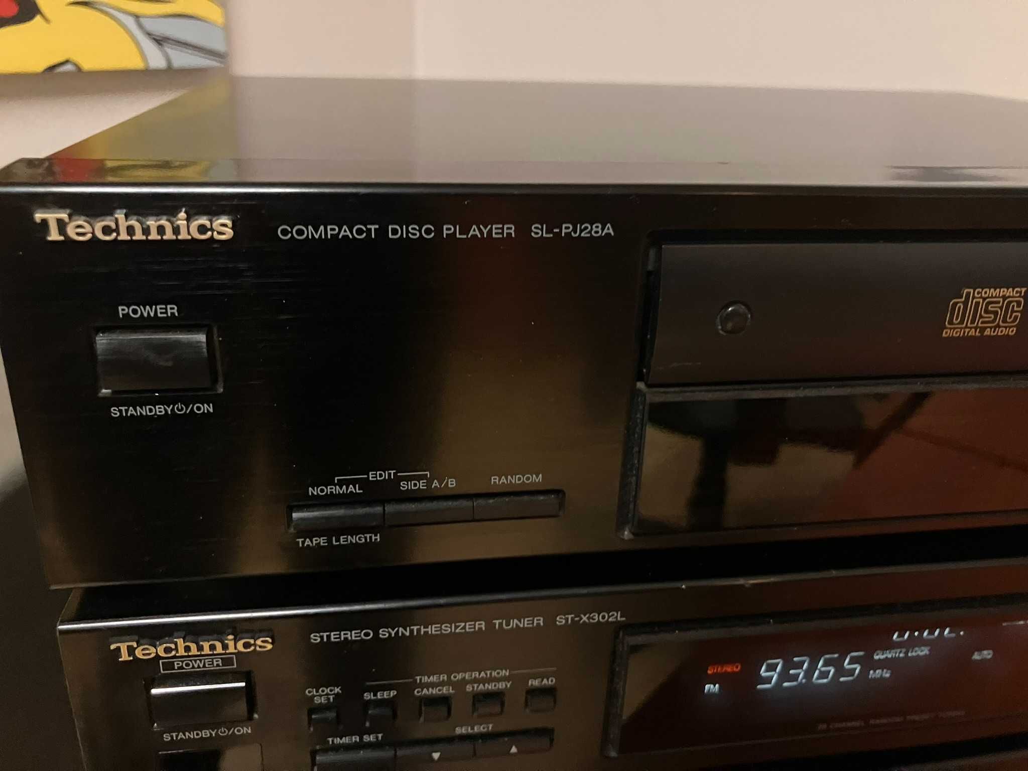 Technics; Wzmacniacz SU-x120 Deck RS-x120 Tuner ST-x302L CD SL-PJ28A