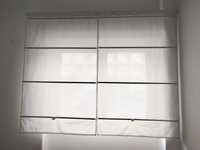 4 Estores IKEA Ringblomma branco - 2x 120 e 2x 100 cm