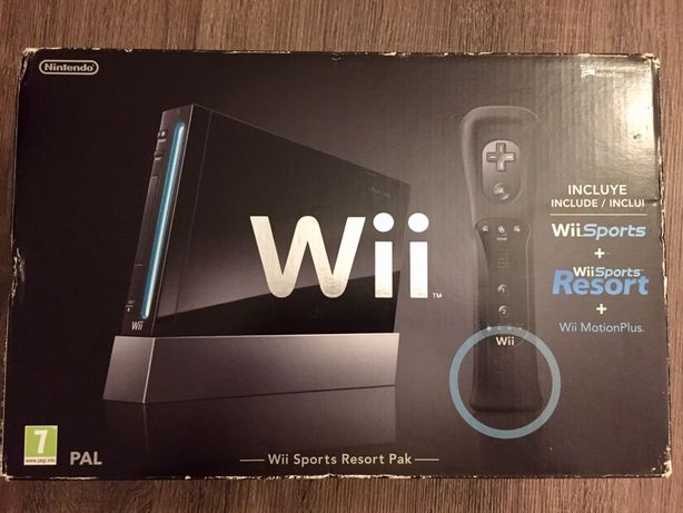 Nintendo Wii (Preta) Pacote tudo Incluido [Muito Boas Condições]