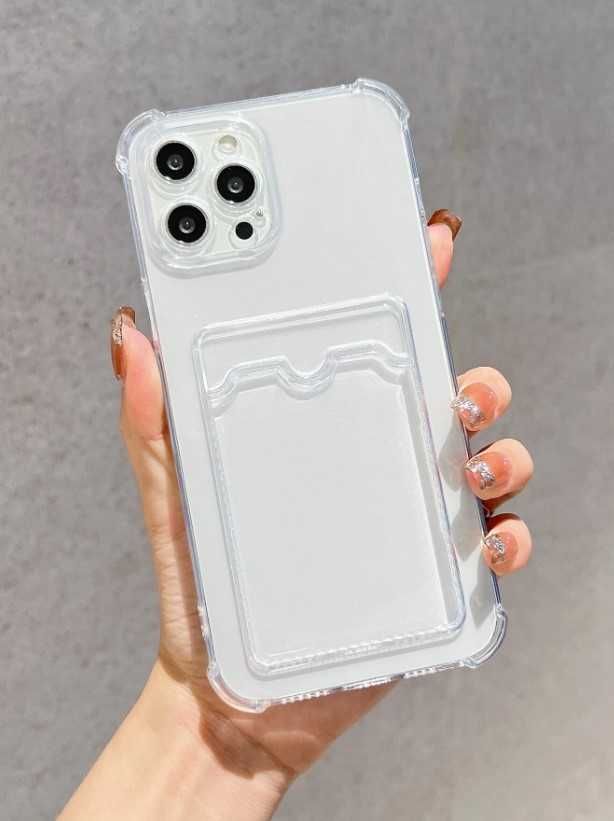 Capa iPhone 13 e iPhone 14 anti-queda com bolsa •nova|embalada•