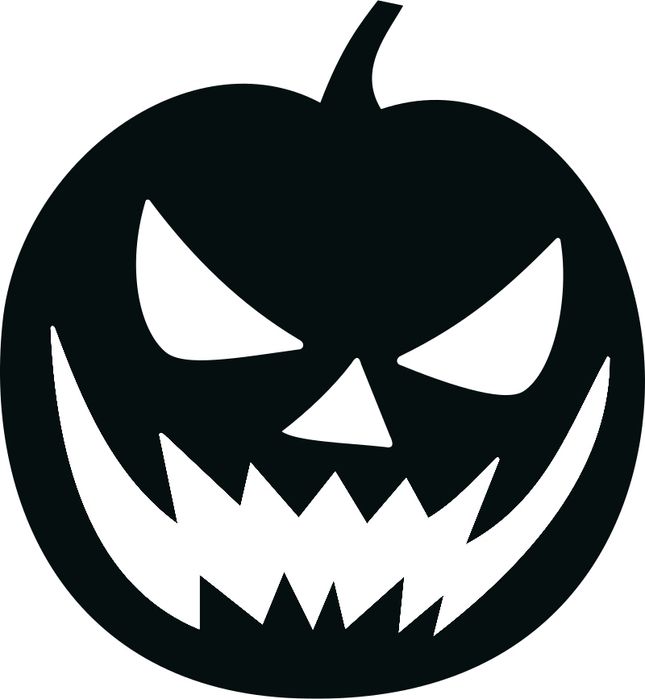 Zestaw Podkładek pod talerz 4 sztuki Halloween Scary Pumpkin