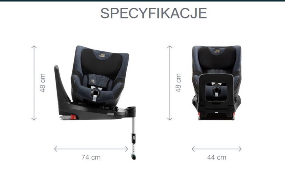 Fotelik z bazą Britax Romer Dualfix 3 i-size cosmo black