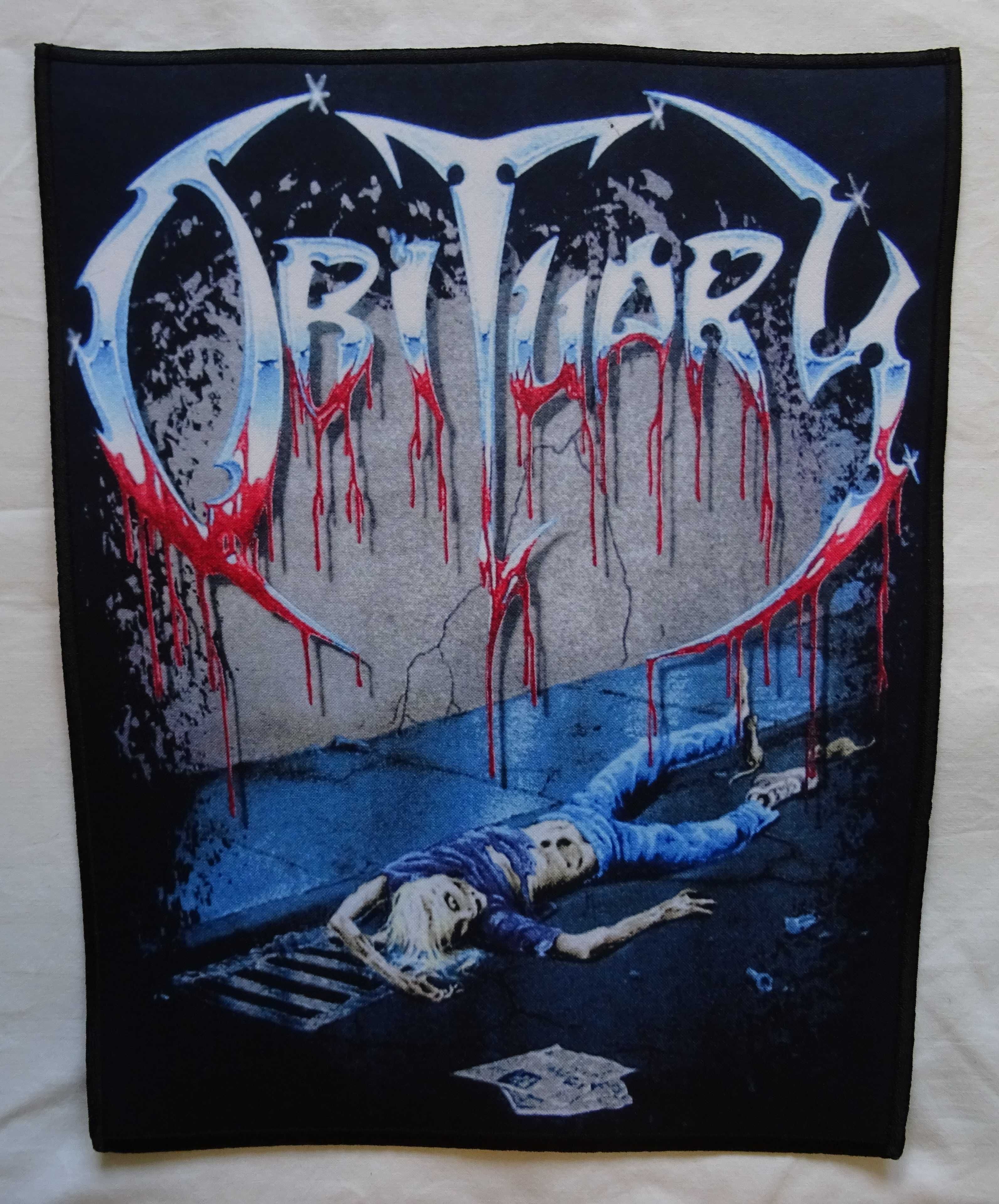 Obituary Slowly We Rot Ekran Duża Naszywka BackPatch Death Metal