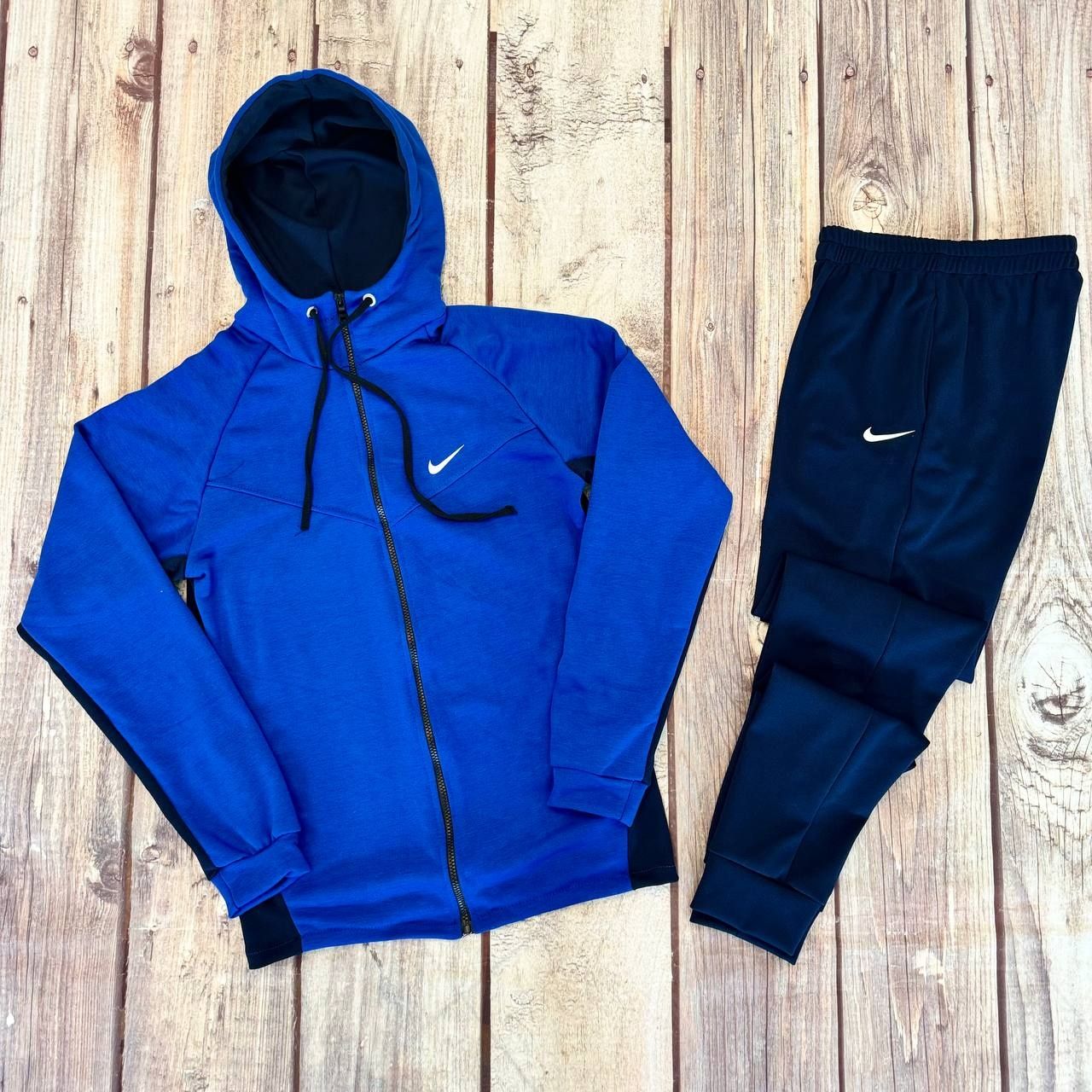 Чоловічий спортивний костюм Nike Dri-fit сірий ( кофта та штани )