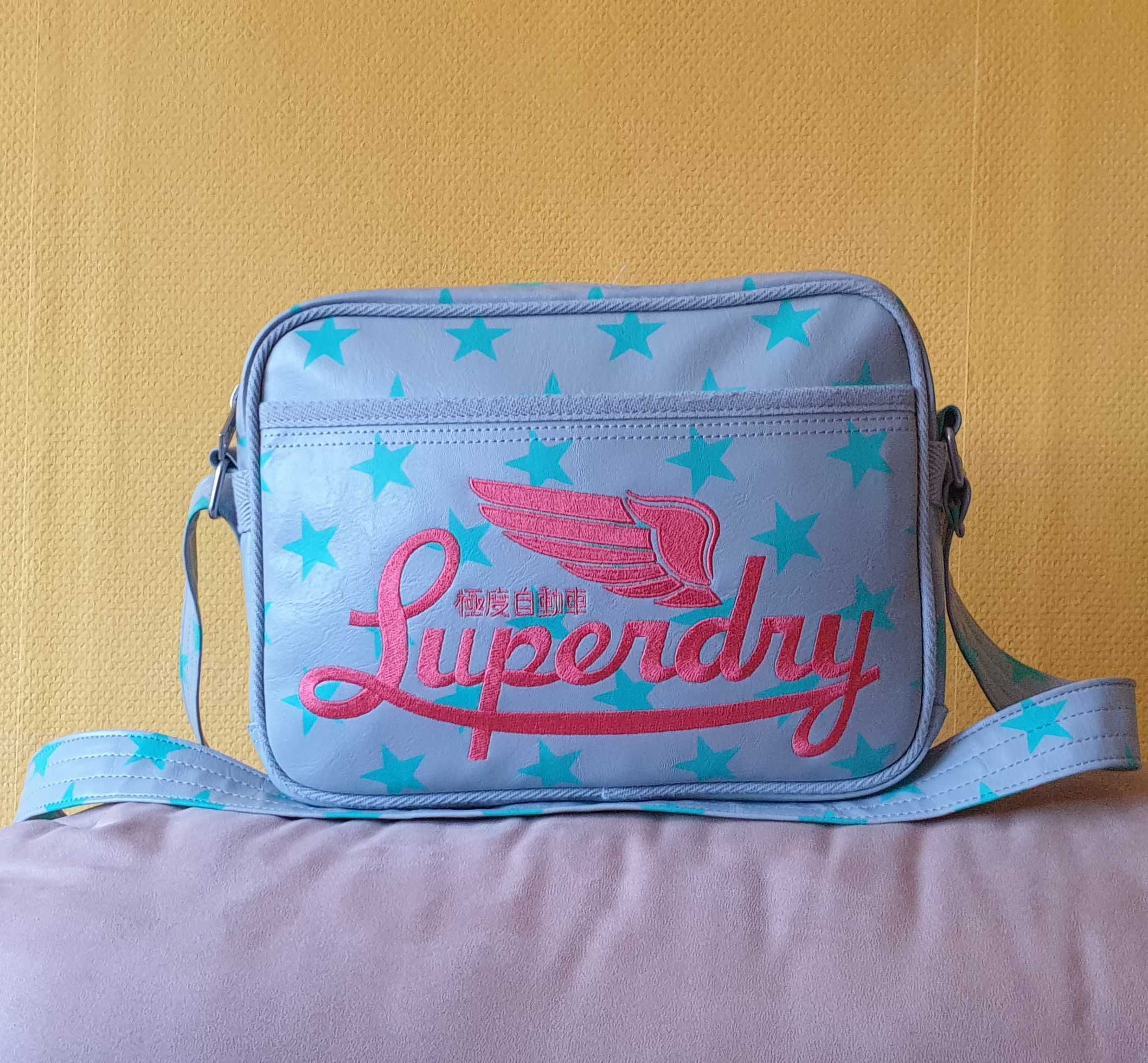 Oryginalna torba listonoszka SuperDry Stars Nowa