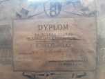 Mo milicja 1946 dyplom KGMO RP zamiast PRL ps. Witold. Oryginalny