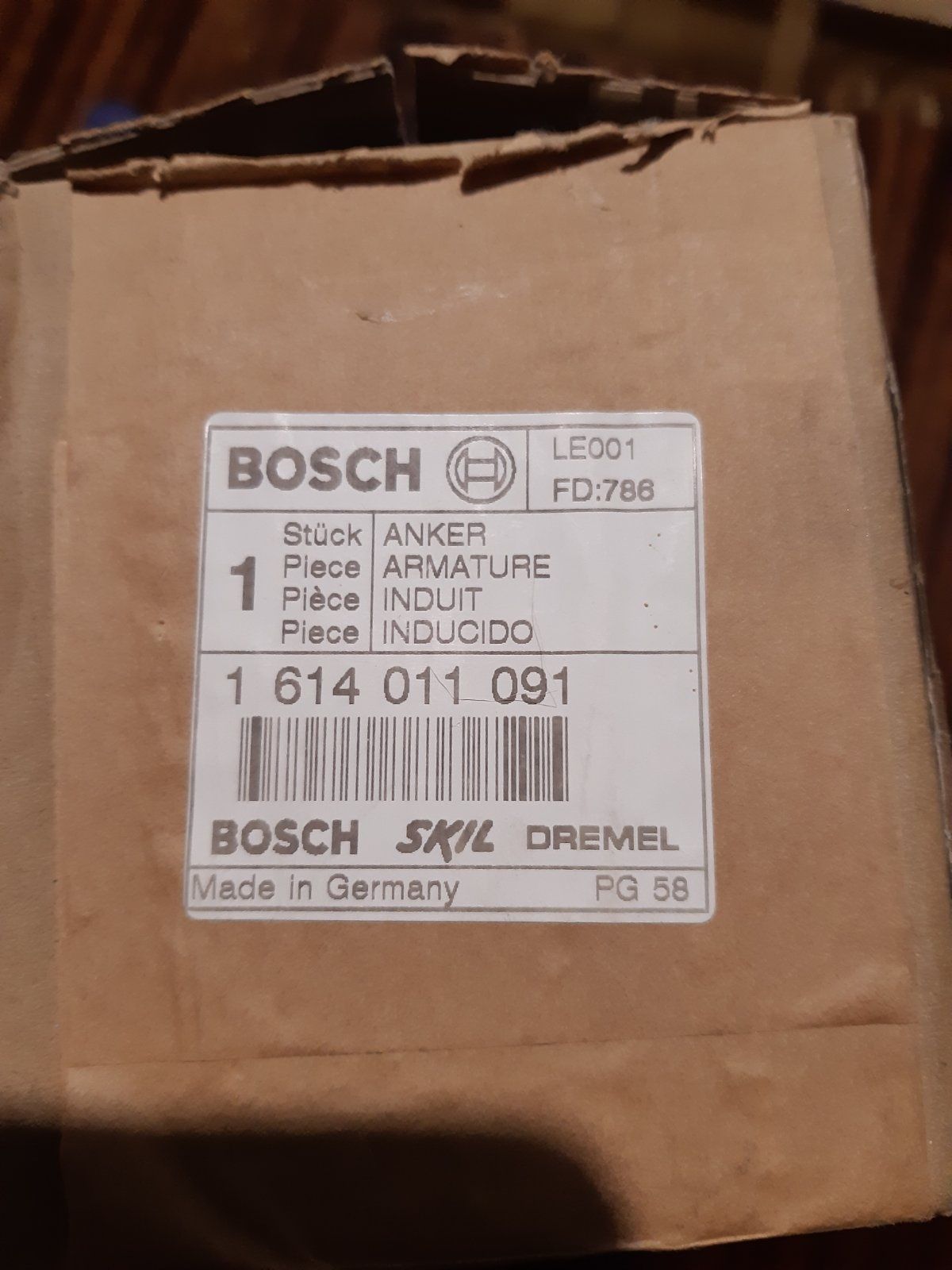 Якорь Bosch 1614011091  Прочая электроника