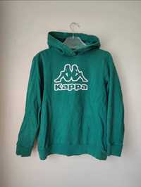 Zielona ciepła bluza z kapturem Kappa rozm. 158/164