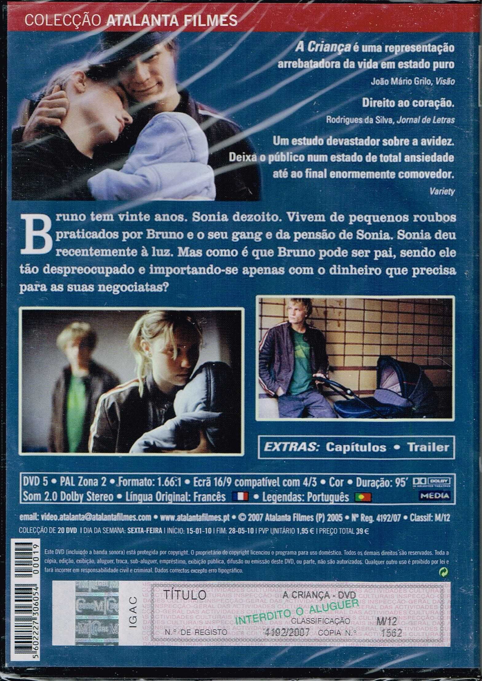 Filme em DVD: A Criança (Jean-Pierre e Luc Dardenne) - NOVO! SELADO!