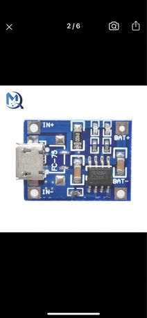 Micro USB 5V 1A 18650 TP4056 модуль зарядного устройства литиевой бата