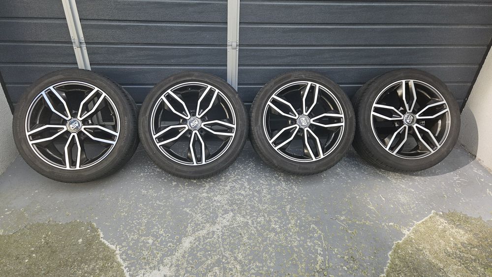 Alu Oz 5x112 Vw Seat Audi 225/45/17- jak nowe - 3000