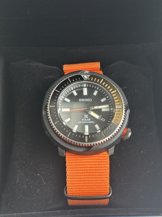 zegarek Seiko SNE547P1 Tuna stan bardzo dobry, pasek nato i oryginal