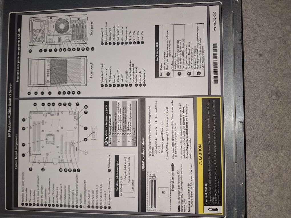 Serwer HP Proliant ML310e gen8 v2