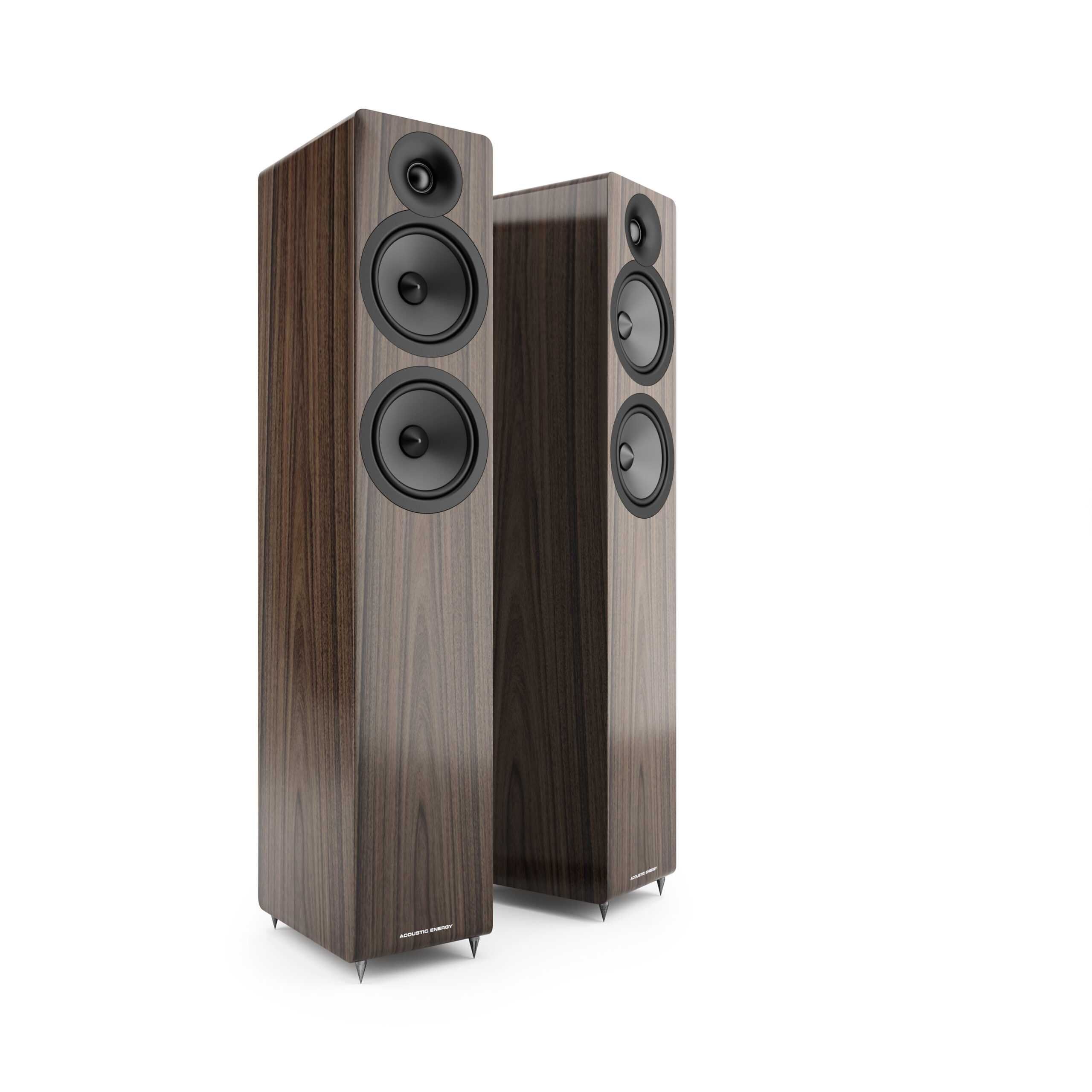 Acoustic Energy AE109-2 czarny mat, orzech kolumny głośniki