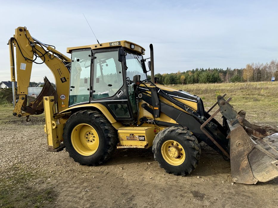 Cat 428koparko ładowarka caterpillar 428