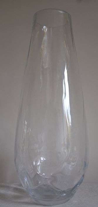 Piękny duży szklany wazon 50cm
