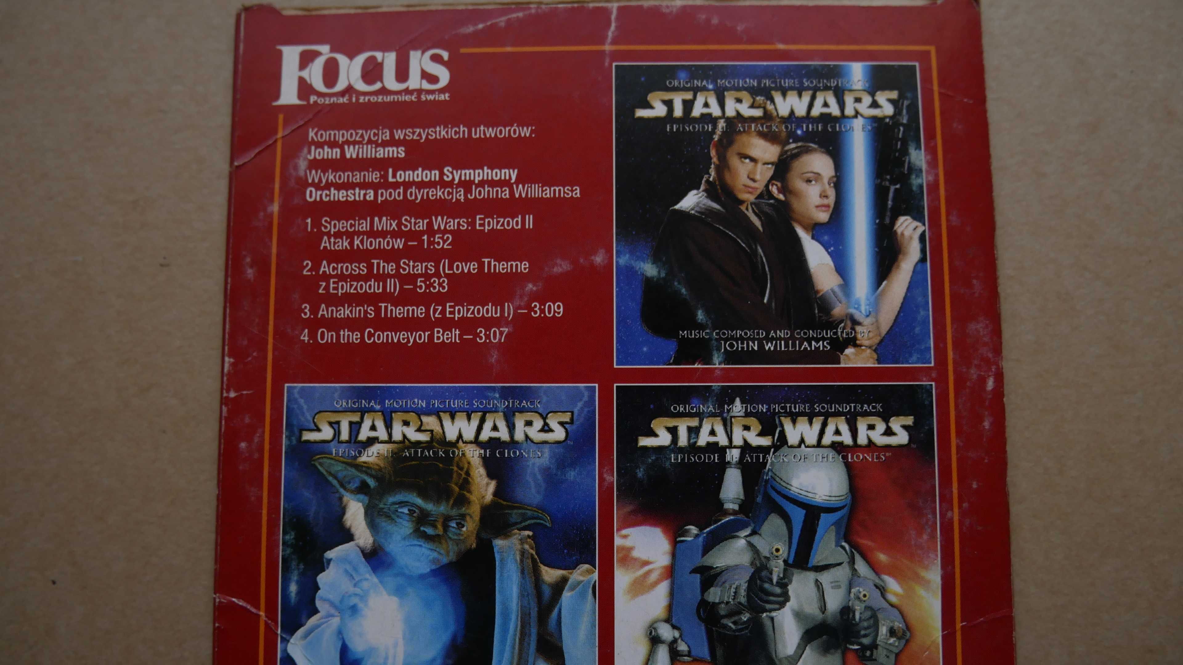 płyta CD muzyka ze star wars Atak klonów