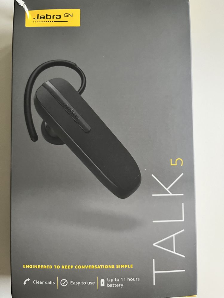 Bezprzewodowy zestaw słuchawkowy Jabra Talk 5 Bluetooth