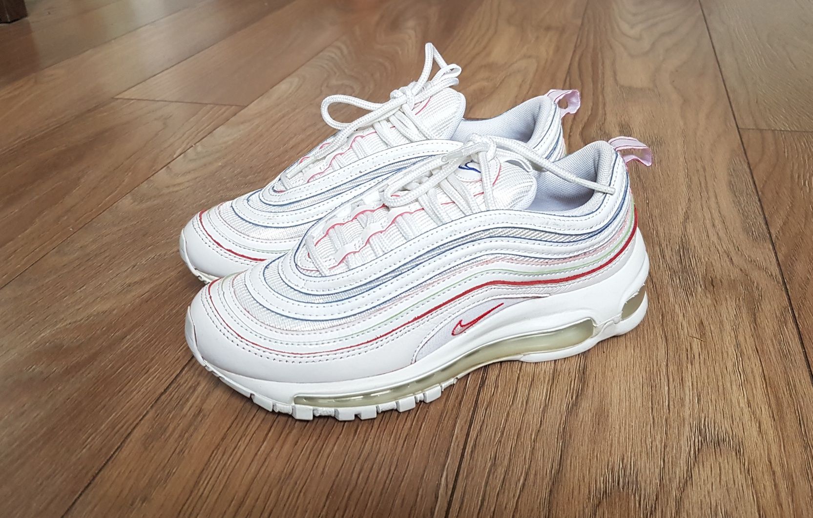 Buty Nike Air Max 97 White Reinbow rozmiar  36,5 okazja Sneakers