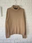 Sweter H&M Golf 100% kaszmir kaszmirowy brązowy