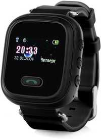 Детские умные часы GW900 Q60 черные GPS