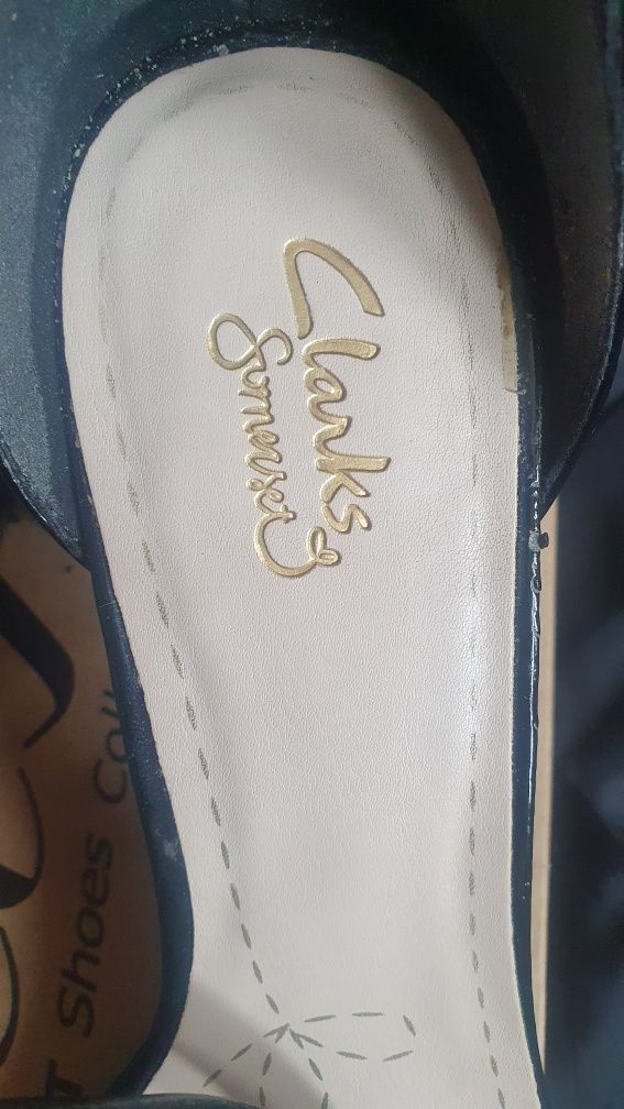 Sandały Clarks czarne